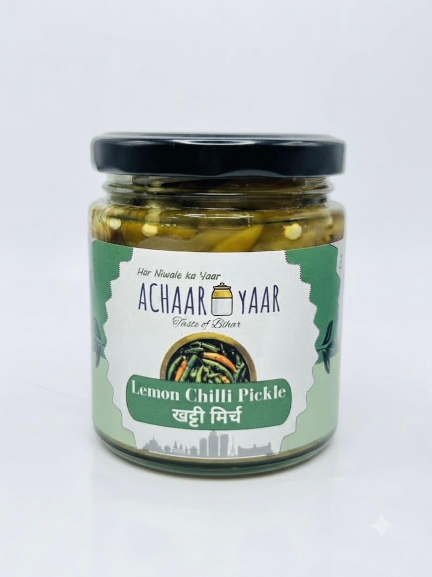 Lemon Chilli Pickle – Khatti Mirch | Nimbu Mirchi Achar